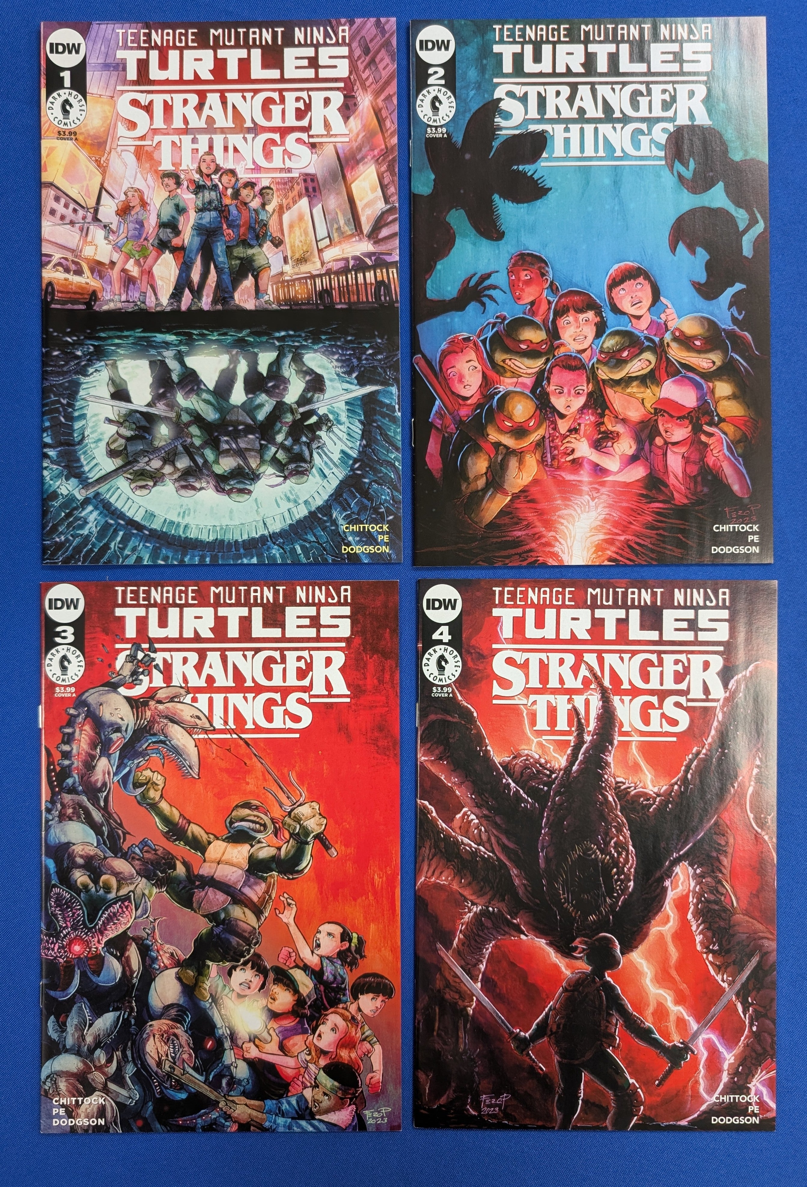 Teenage Mutant Ninja Turtles Stranger Things (2023) 1-4