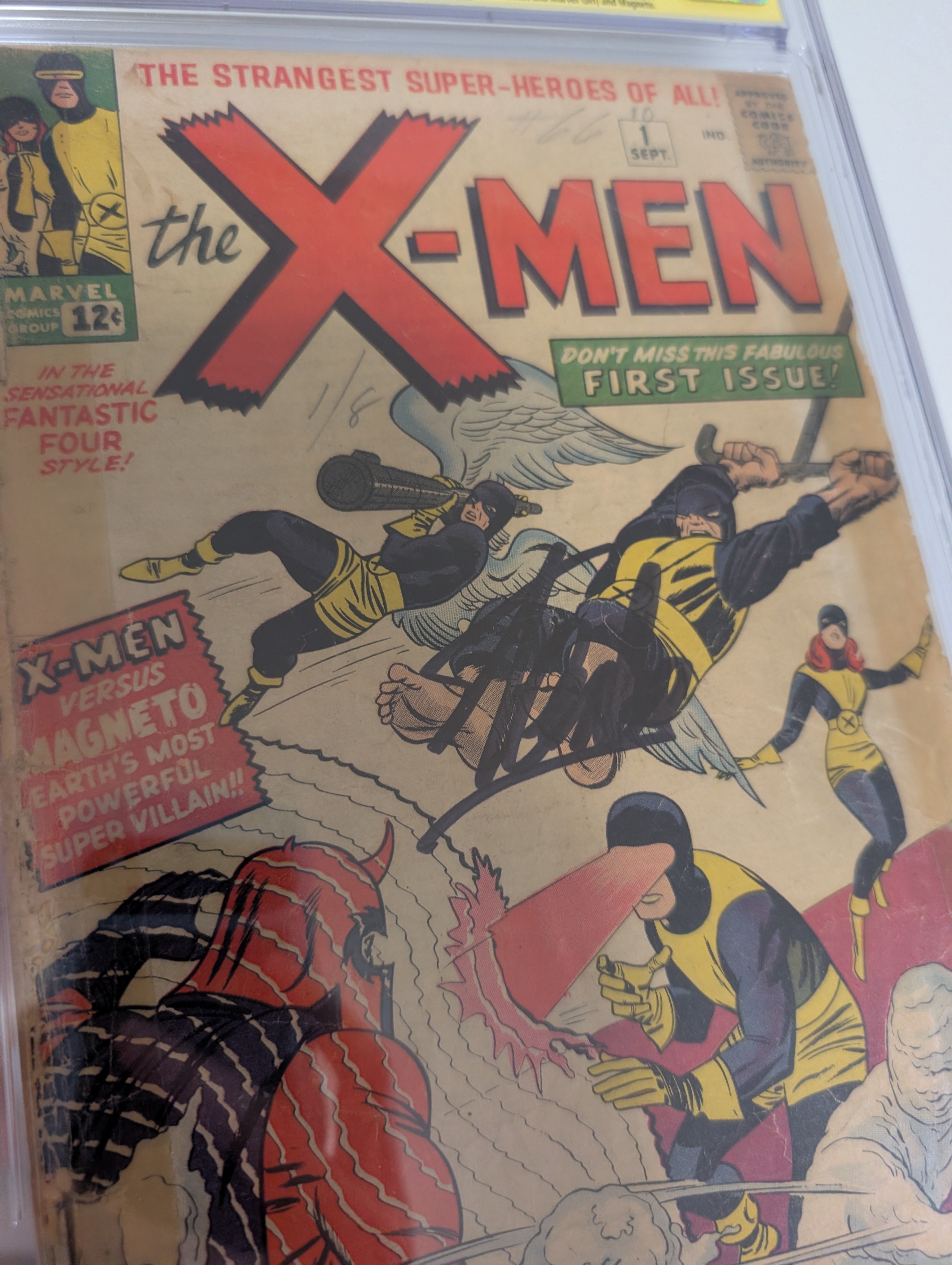 X-Men #1 (1963) - CGC 1.5 - Signed by Stan Lee