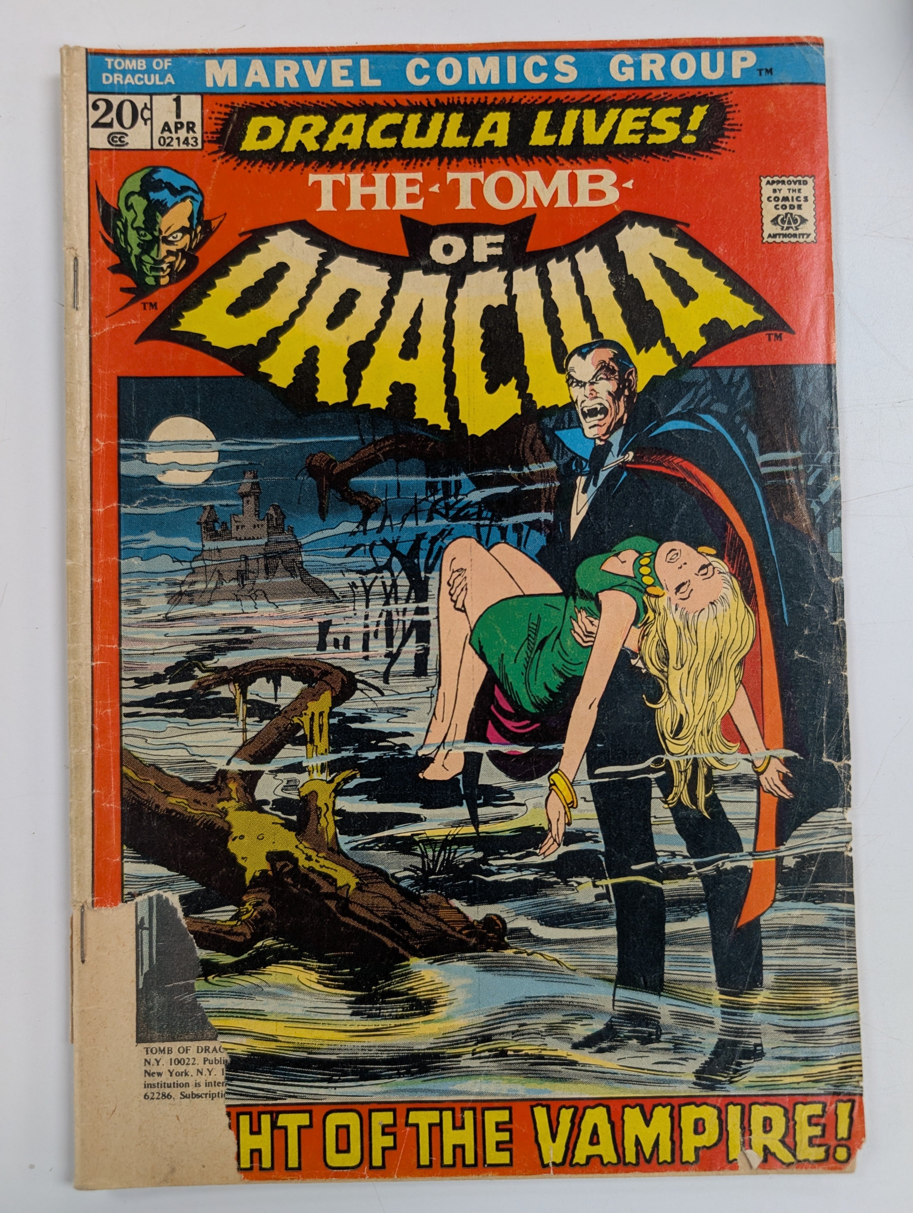 The Tomb of Dracula #1 (1972) - FR (1.0) - 1st app of Dracula