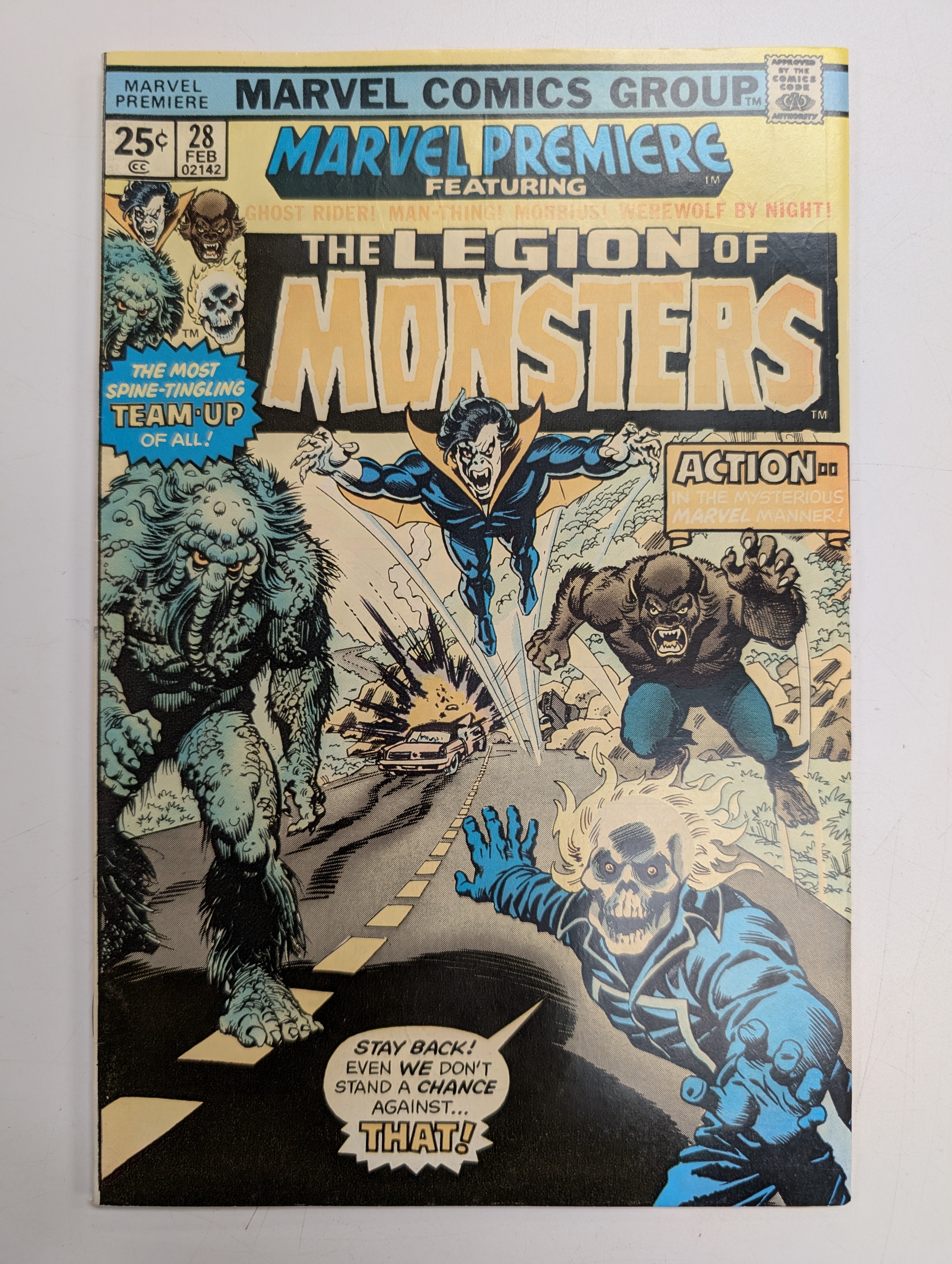 Marvel Premiere #28 (1976) - FN (6.0) - 1st Legion of Monsters
