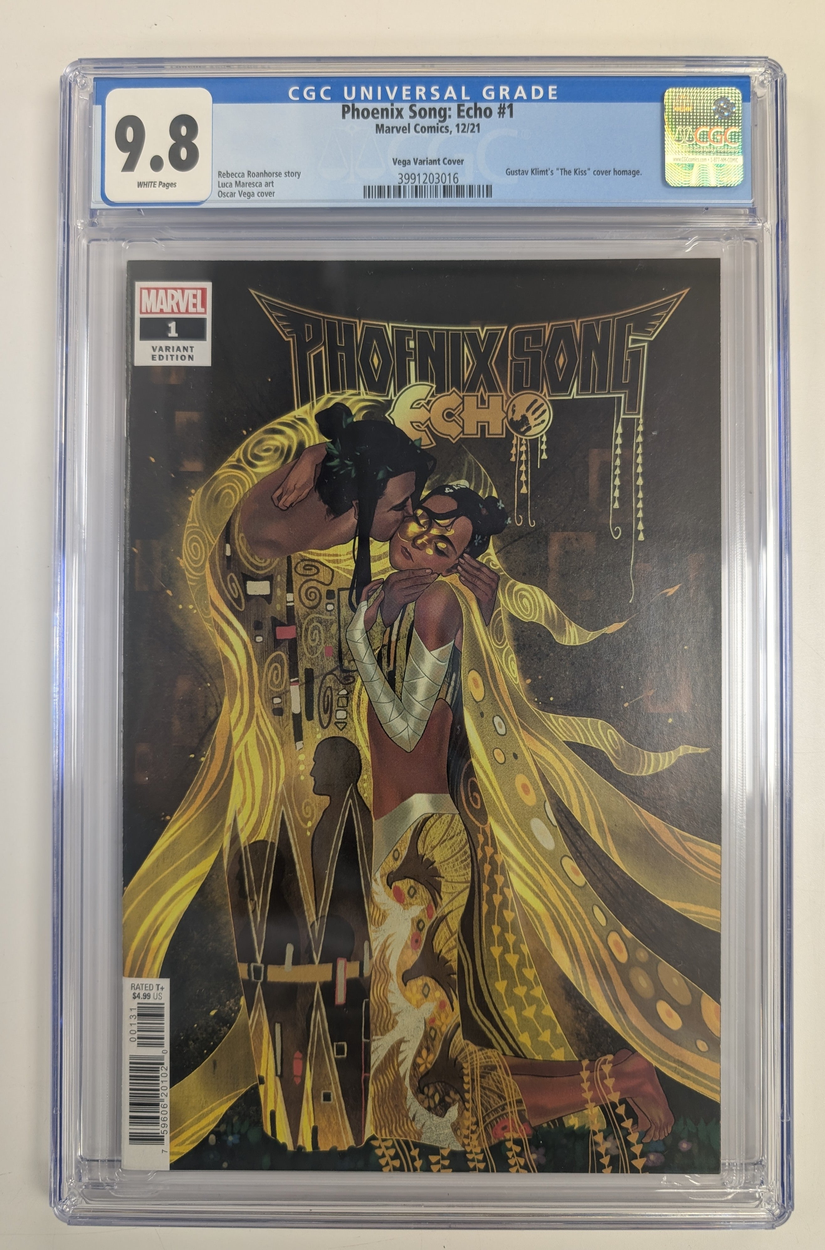Phoenix Song: Echo #1 Klimt Homage Cover CGC 9.8