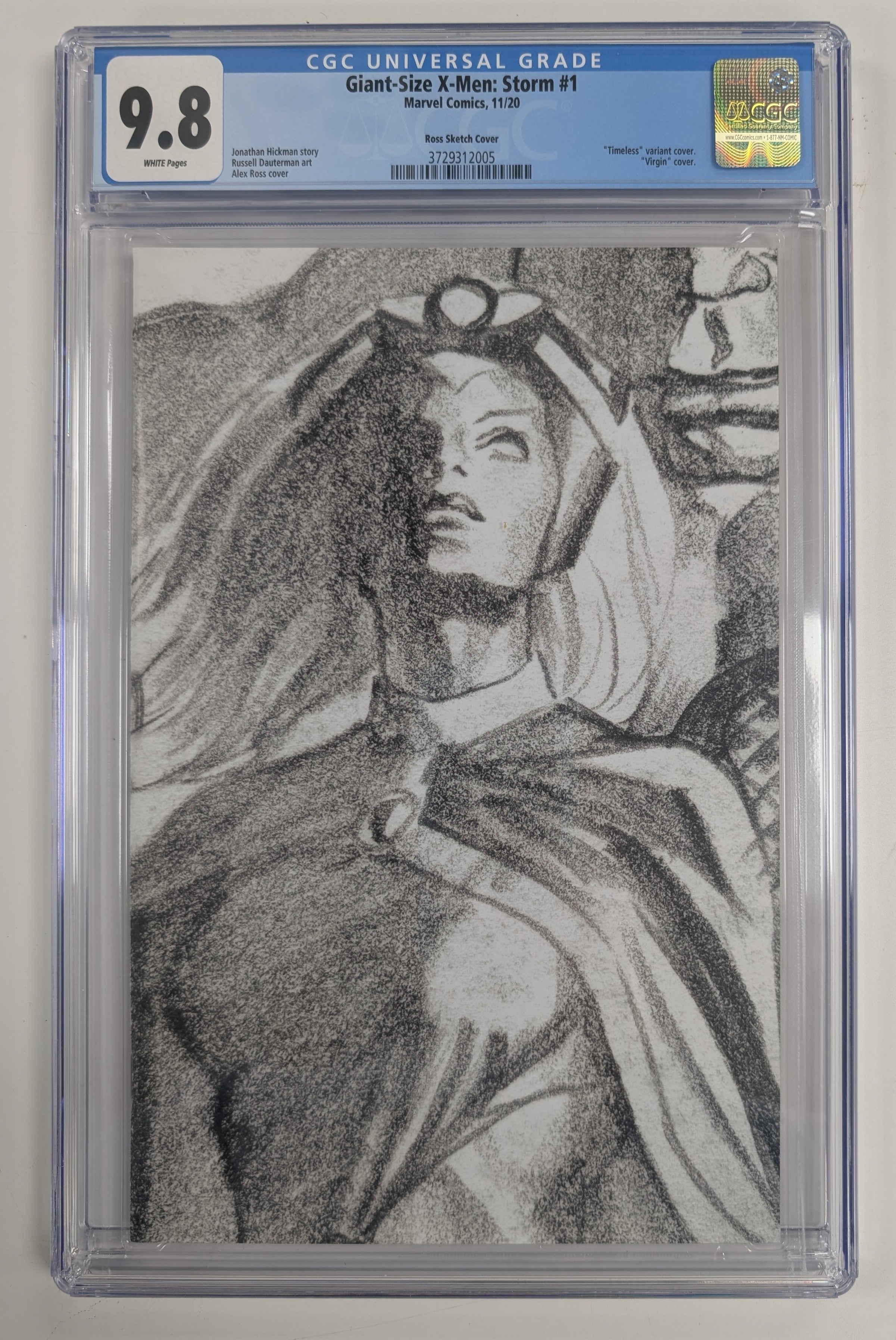Giant Size X-Men: Storm #1 Ross Sketch Variant CGC 9.8
