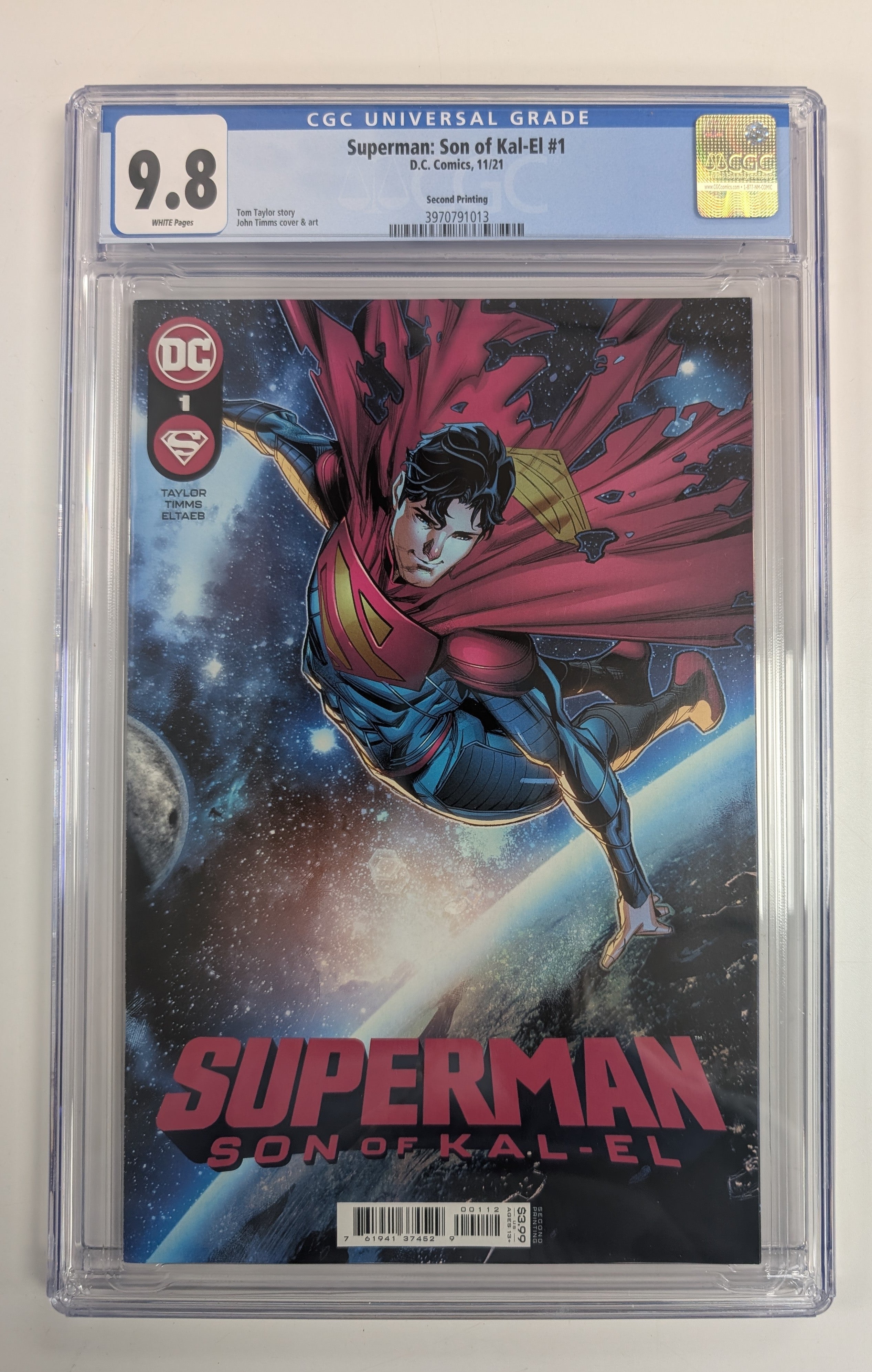 Superman: Son of Kal-El #1 2nd Print Variant CGC 9.8