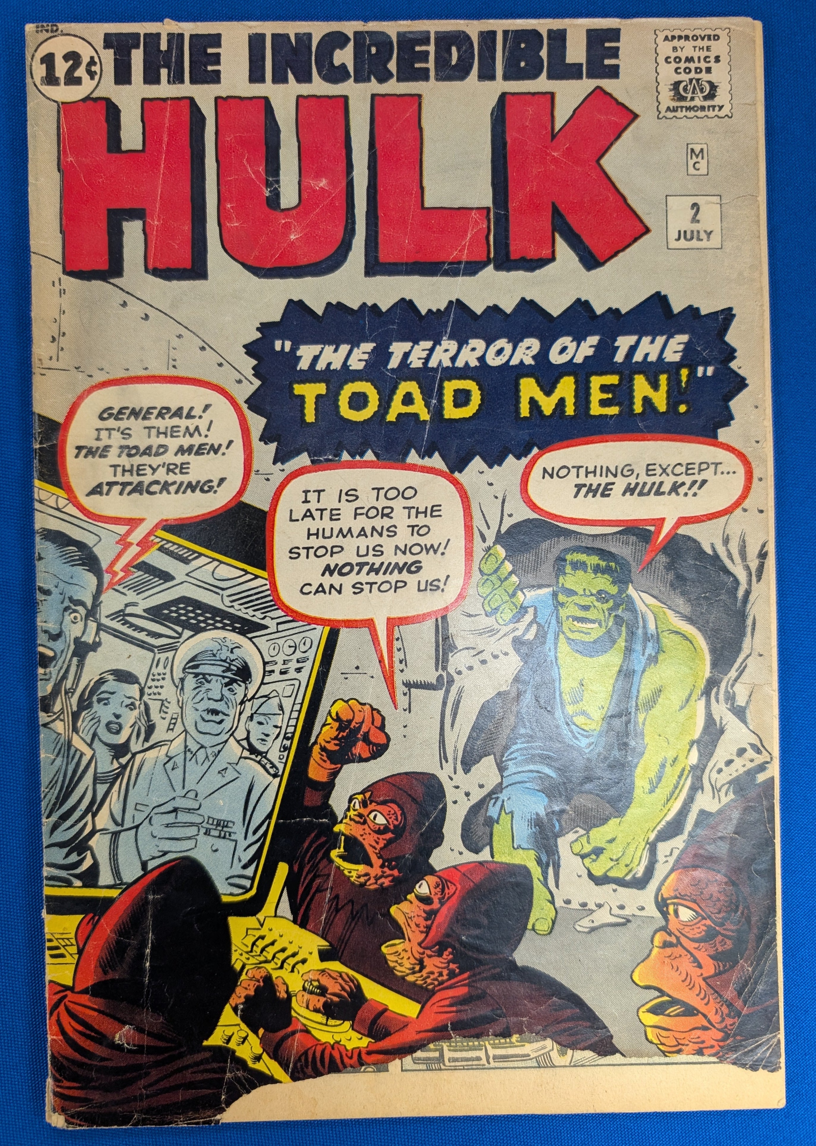 Incredible Hulk #2 (1962) - FR/GD+ - 2nd App. of Hulk/Color Change