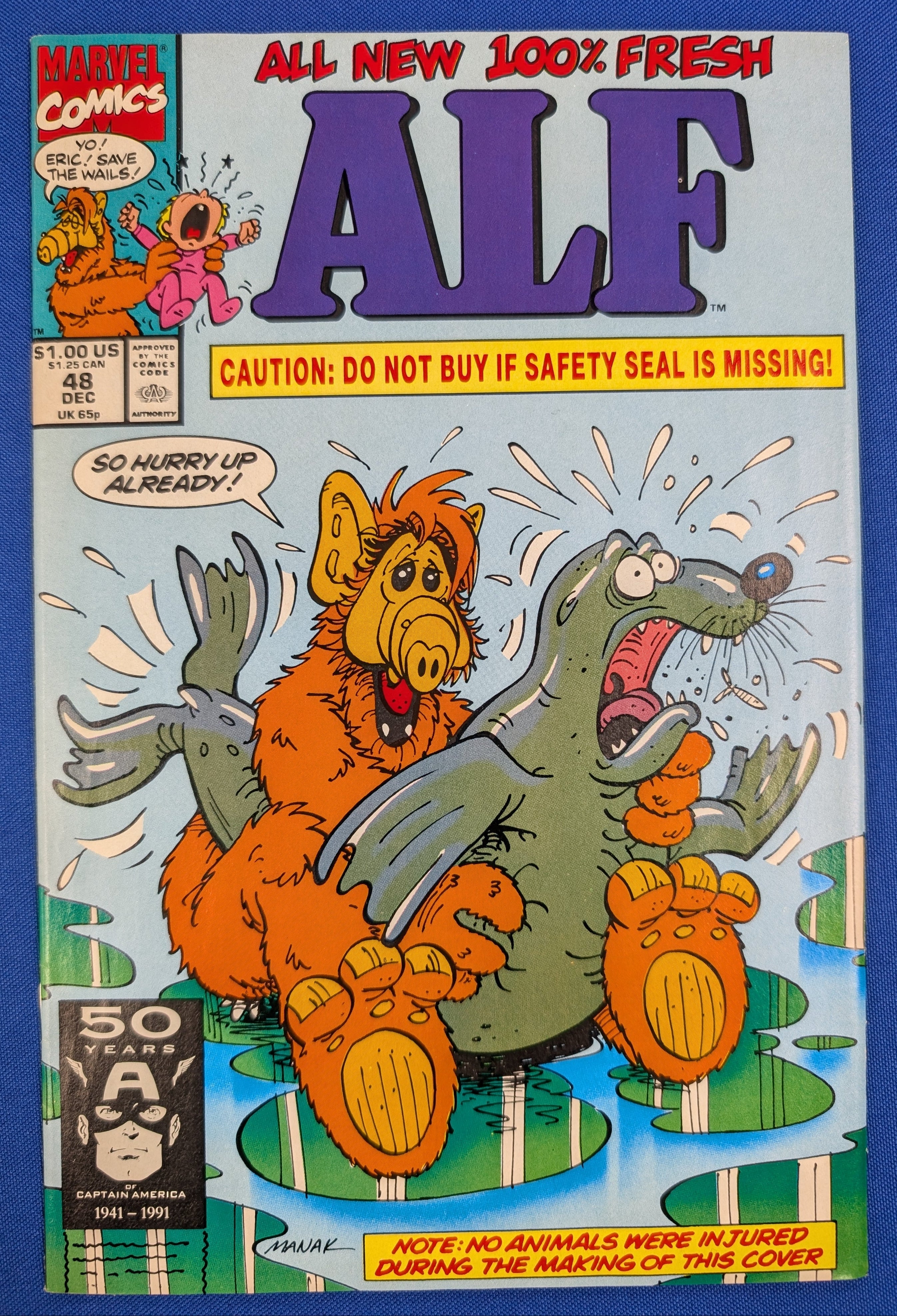 Alf #48 (1991) - NM (9.4) - Inappropriate Cover