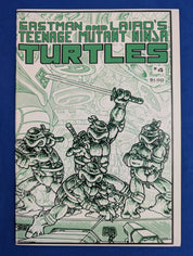 TMNT #4 (1985) - 8.0 (VF) - Early issue, wraparound cover