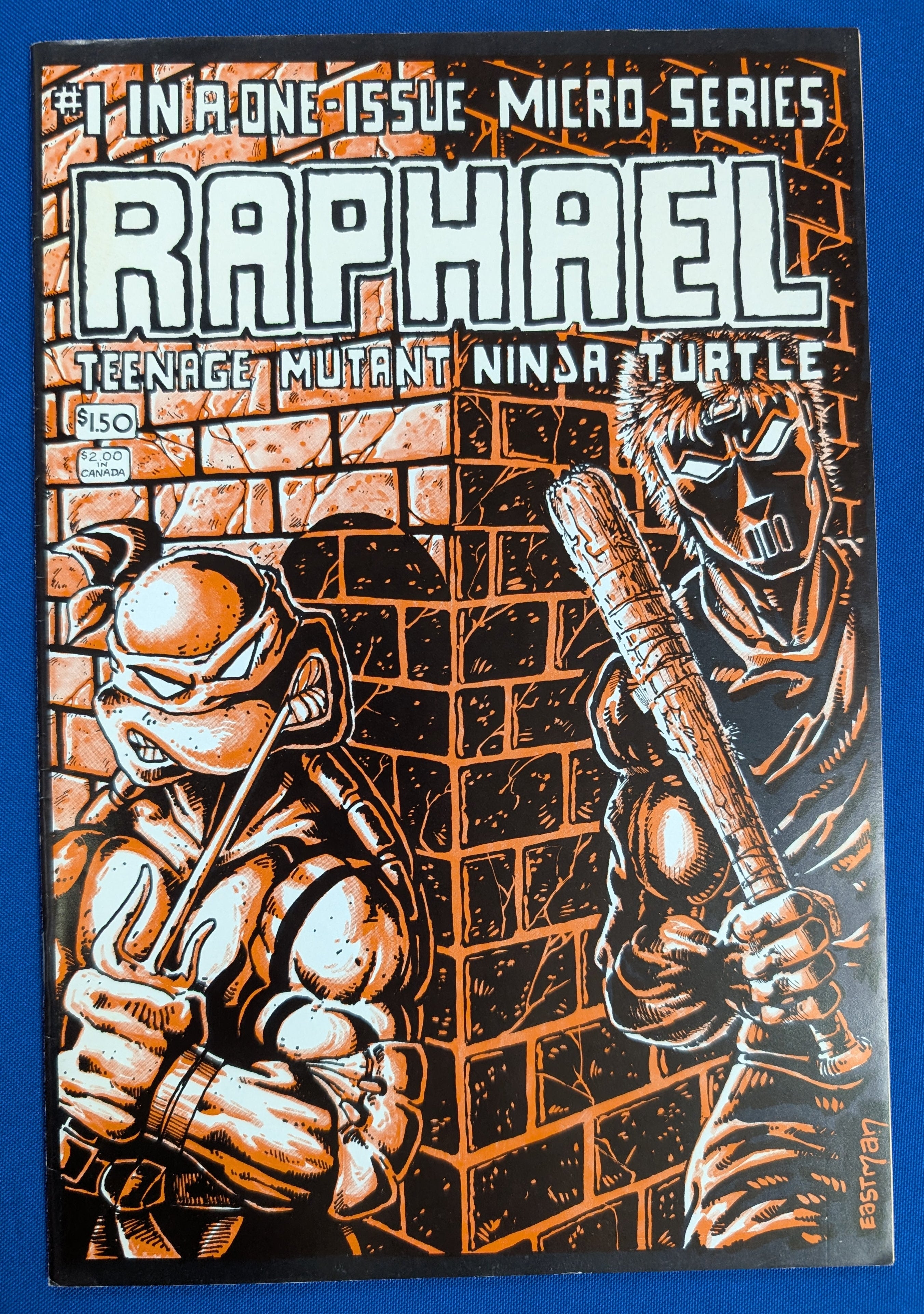 Raphael #1 (1985) - FN/VF (7.0) - 1st Casey Jones