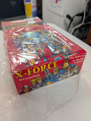 1991 X-Force "The Beginning of the End" Trading Cards Box - Plastic Removed of 36