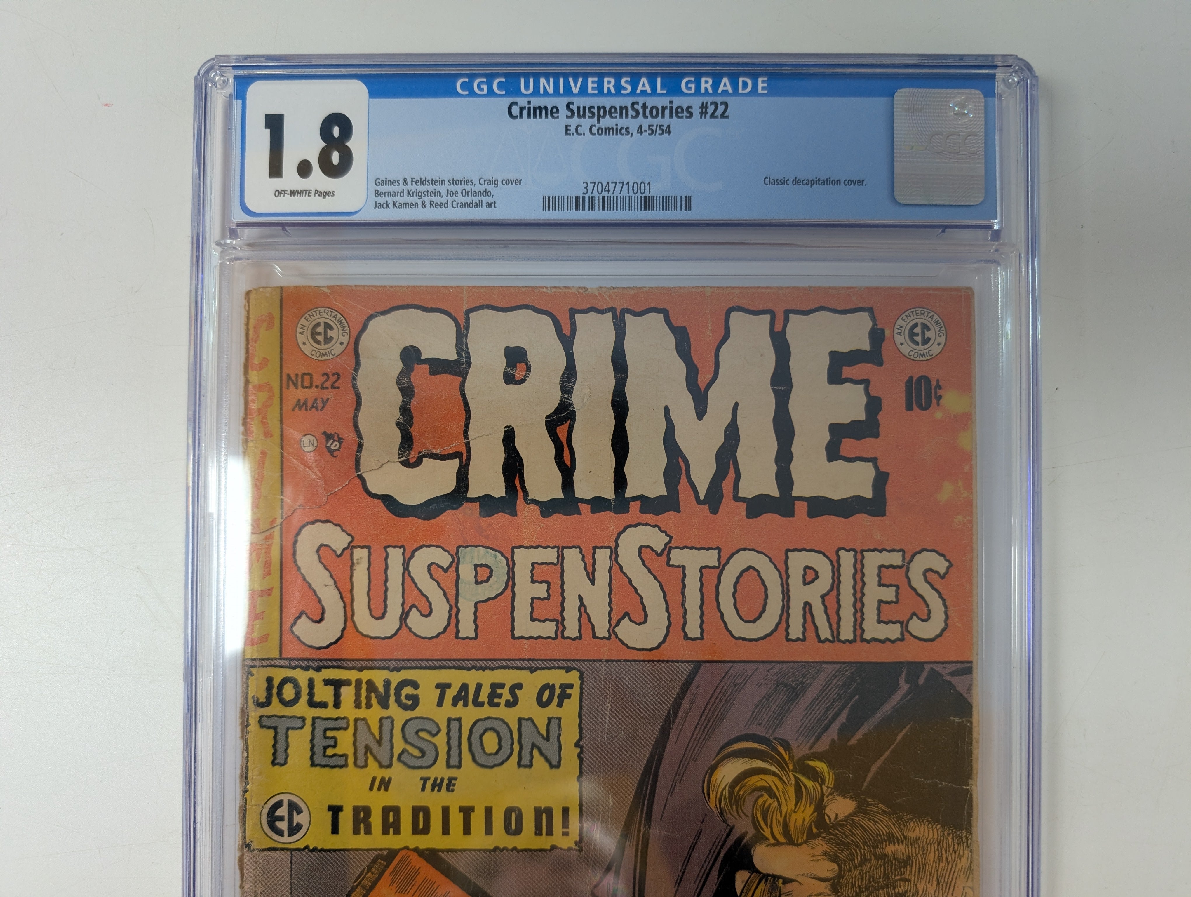 Crime SuspenStories #22 (1954) | CGC Graded 1.8