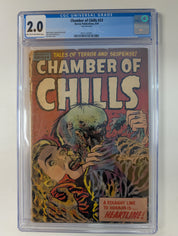 Chamber of Chills #23 (1954) | CGC Graded 2.0