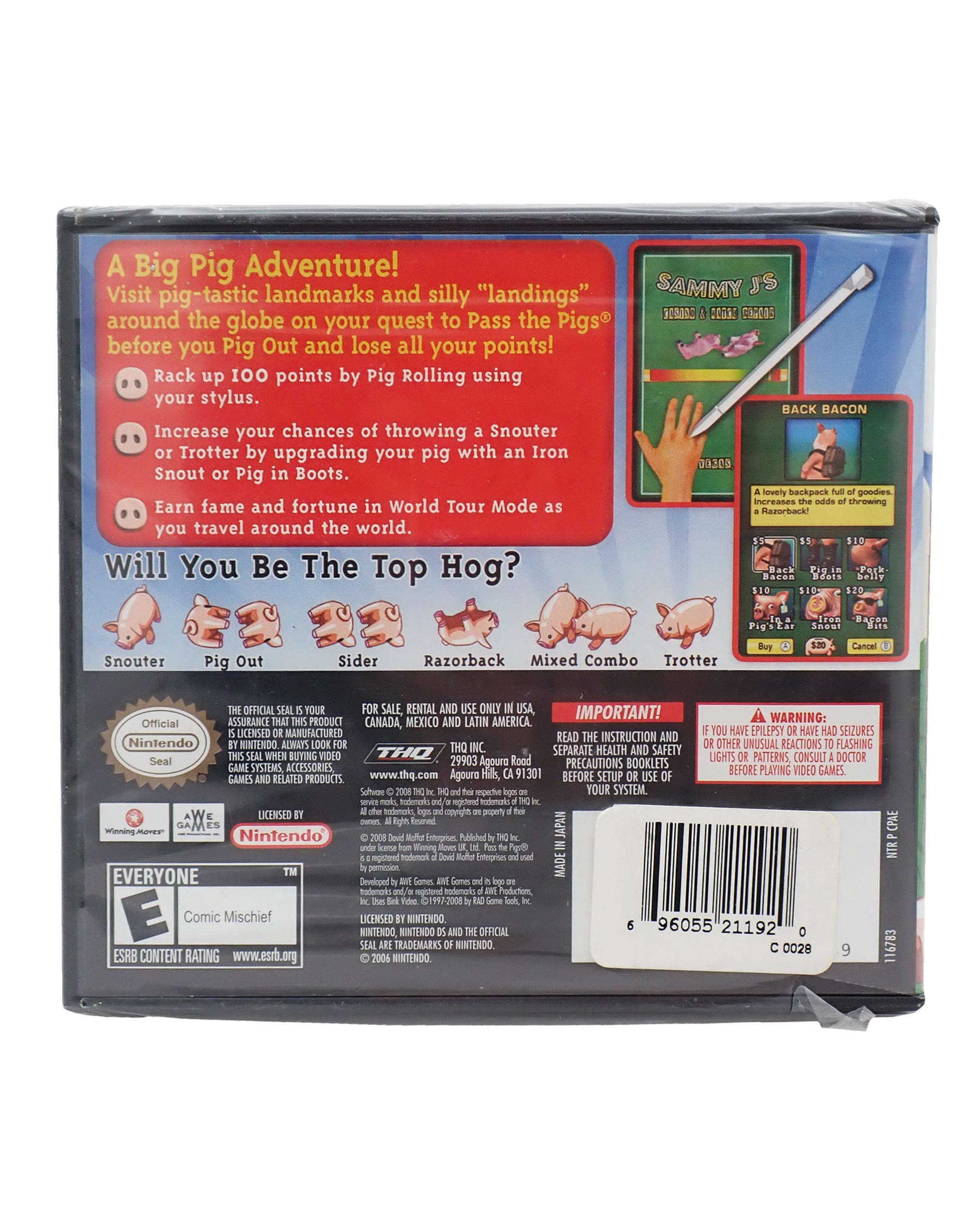Pass the Pigs - DS