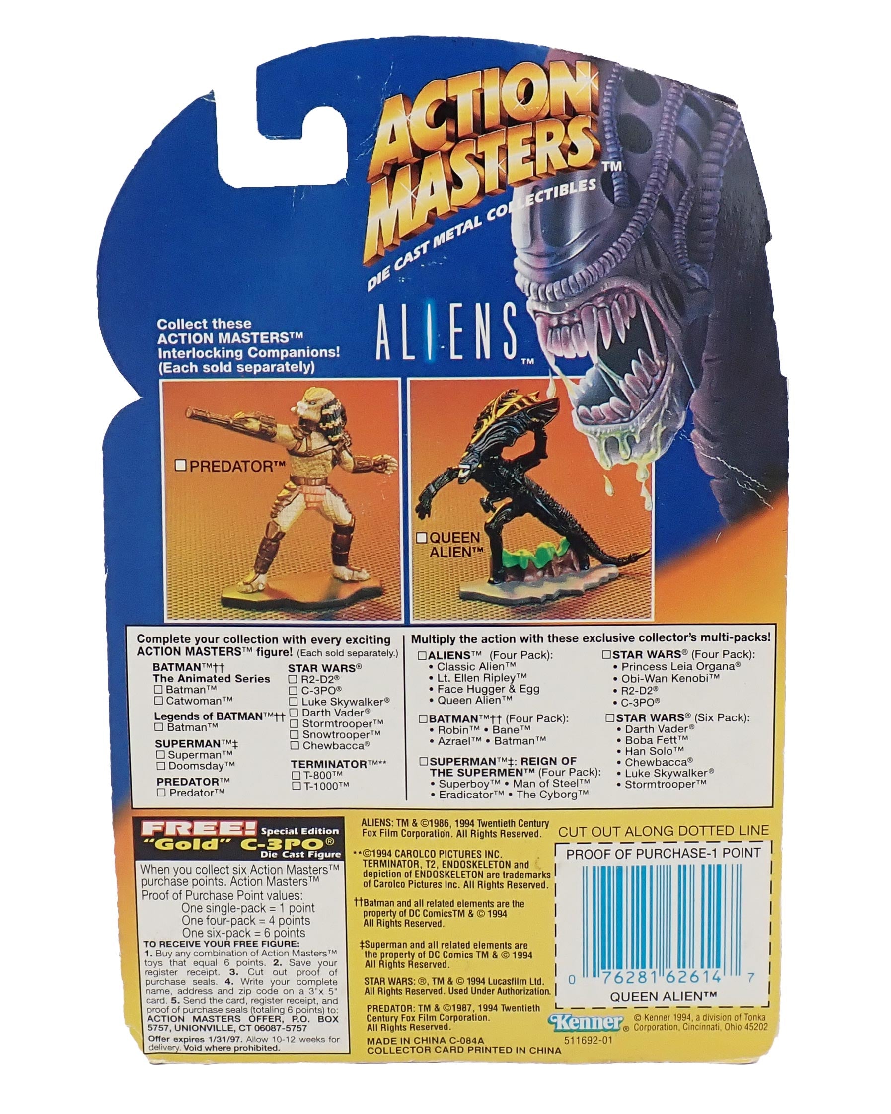 Queen Alien - Action Masters Die-Cast [Pre-Owned]