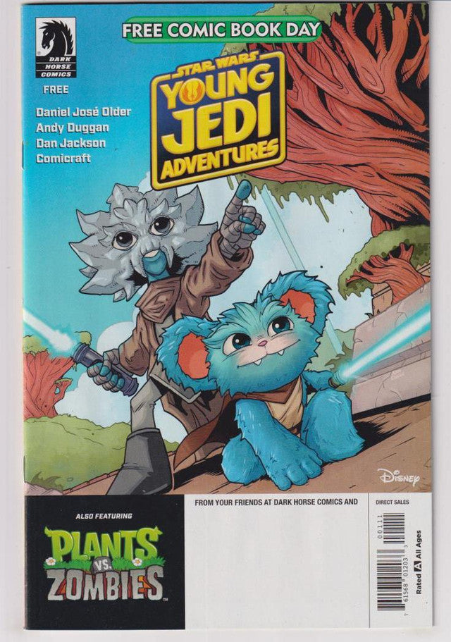 STAR WARS: YOUNG JEDI ADVENTURES - Andy Duggan Signed FCBD Special! - Free Shipping