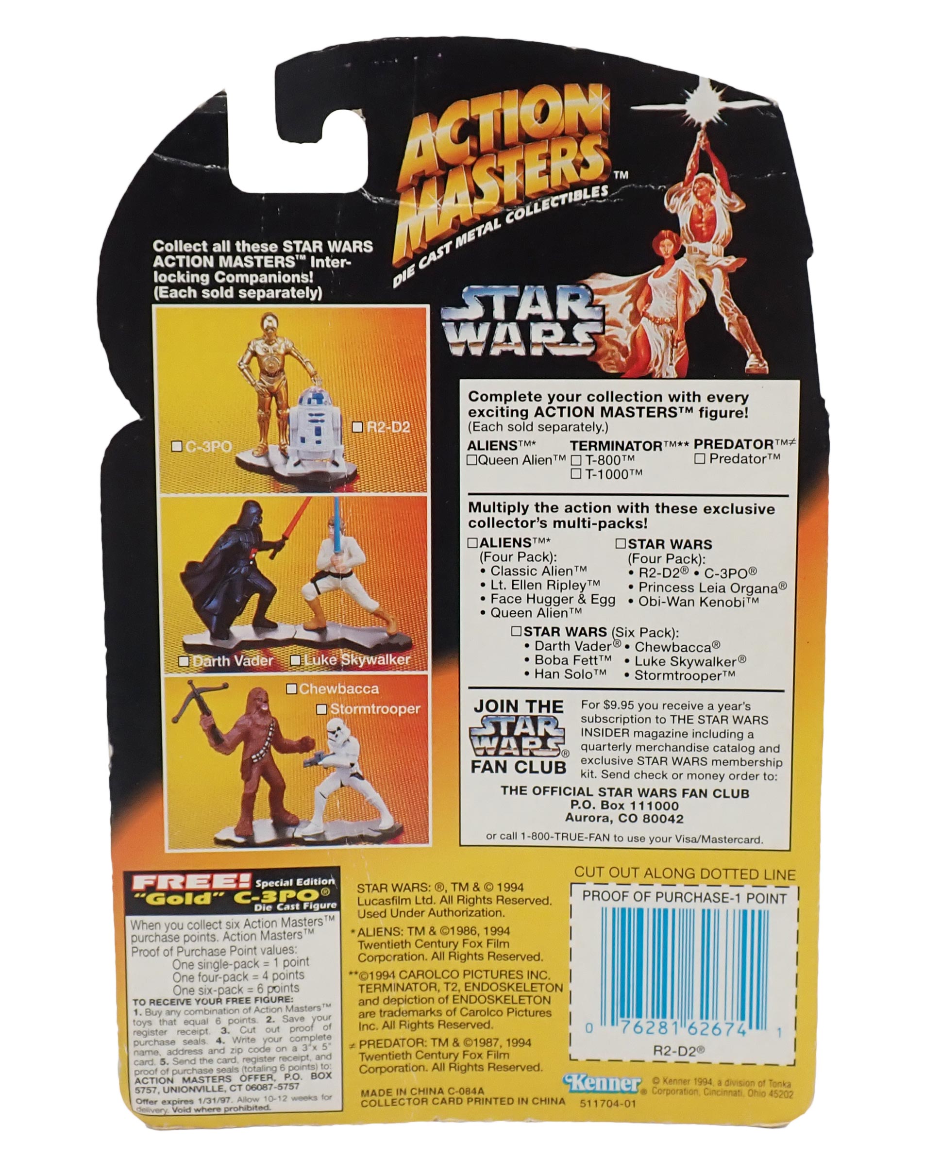 R2-D2 - Action Masters Die-Cast [Pre-Owned]