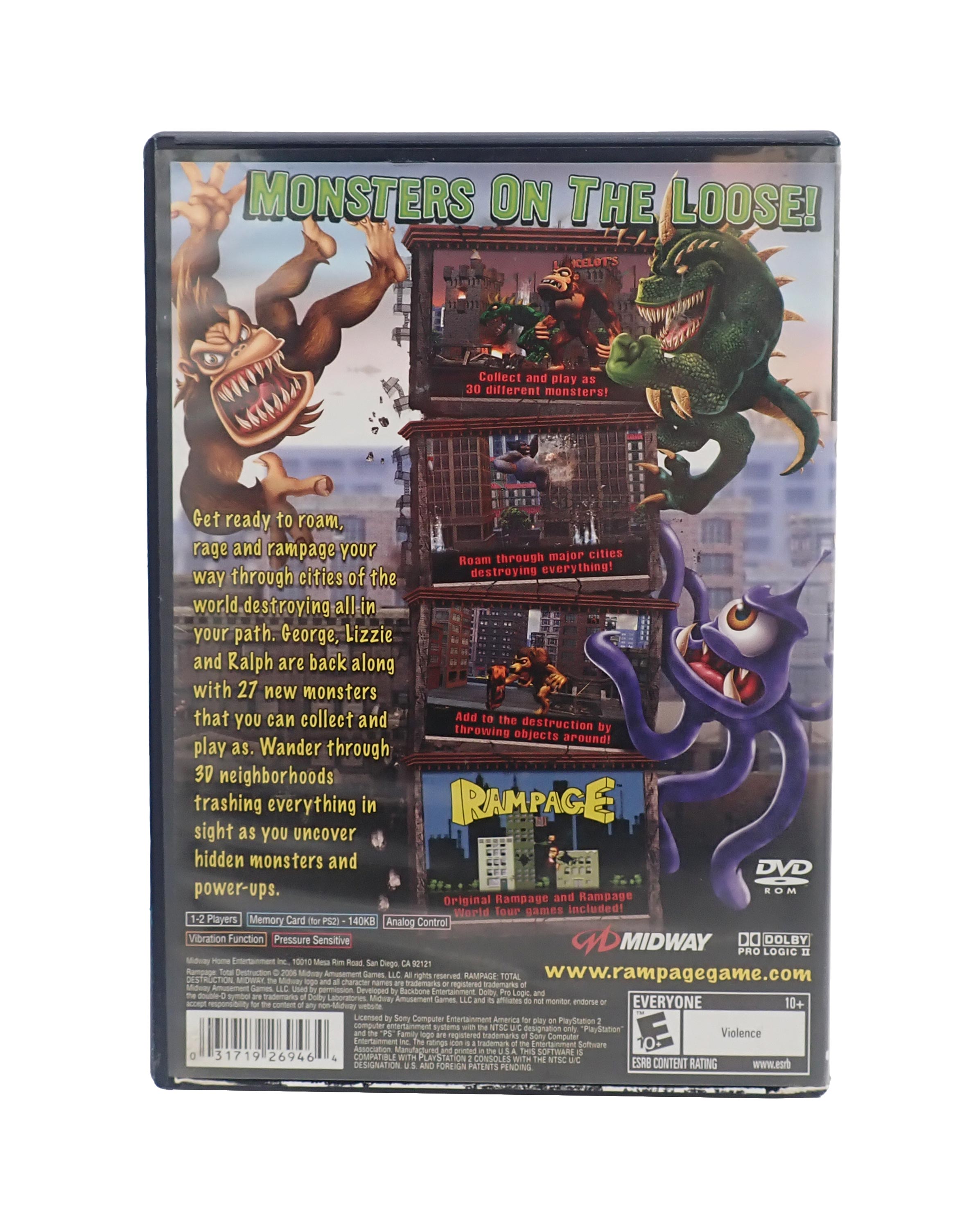 Rampage Total Destruction - PS2