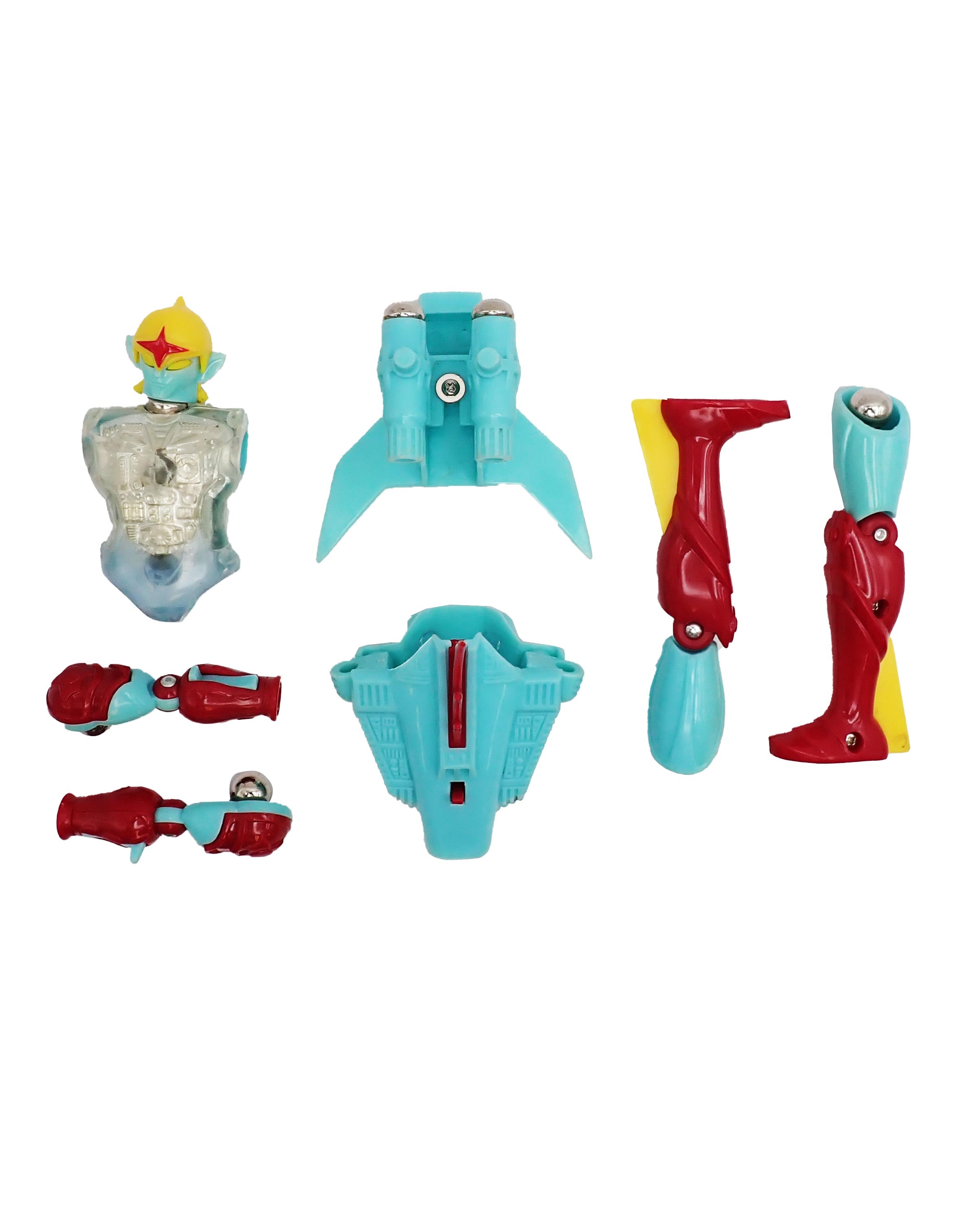 Red Falcon Micronauts - Palisades Toys [COMPLETE]