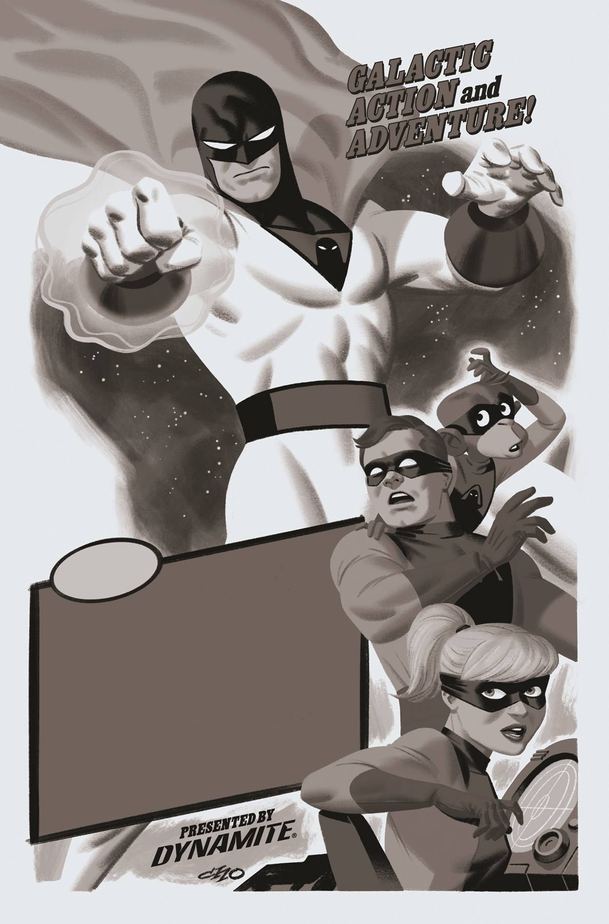 Space Ghost #5 Cover K 30 Copy Variant Edition Cho Black & White Virgin