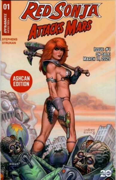 Red Sonja Attacks Mars Ashcan Edition
