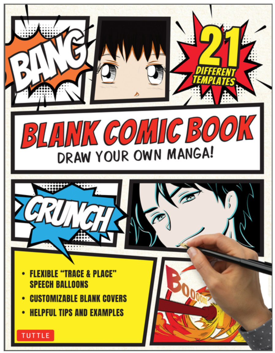 Blank Comic Book: Draw Your Own Manga! (84 Blank Pages of 21 Different Templates)