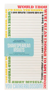 Shakespearean Insults Notepad