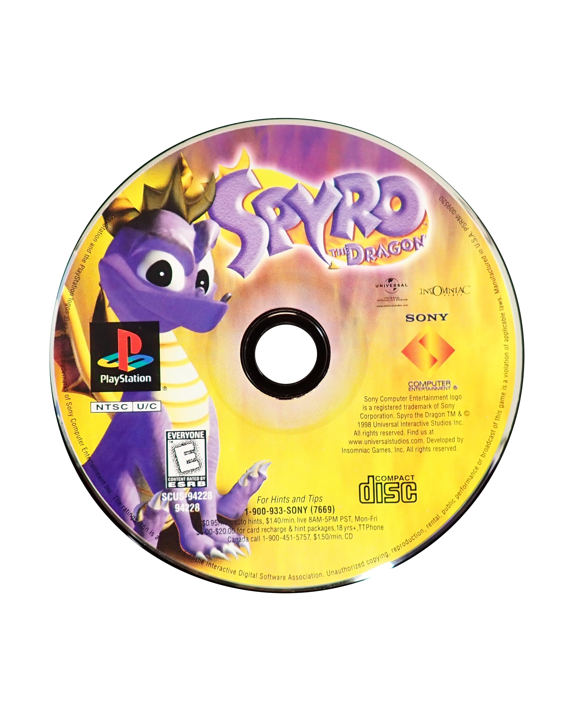Spyro the Dragon [Loose] - PS1
