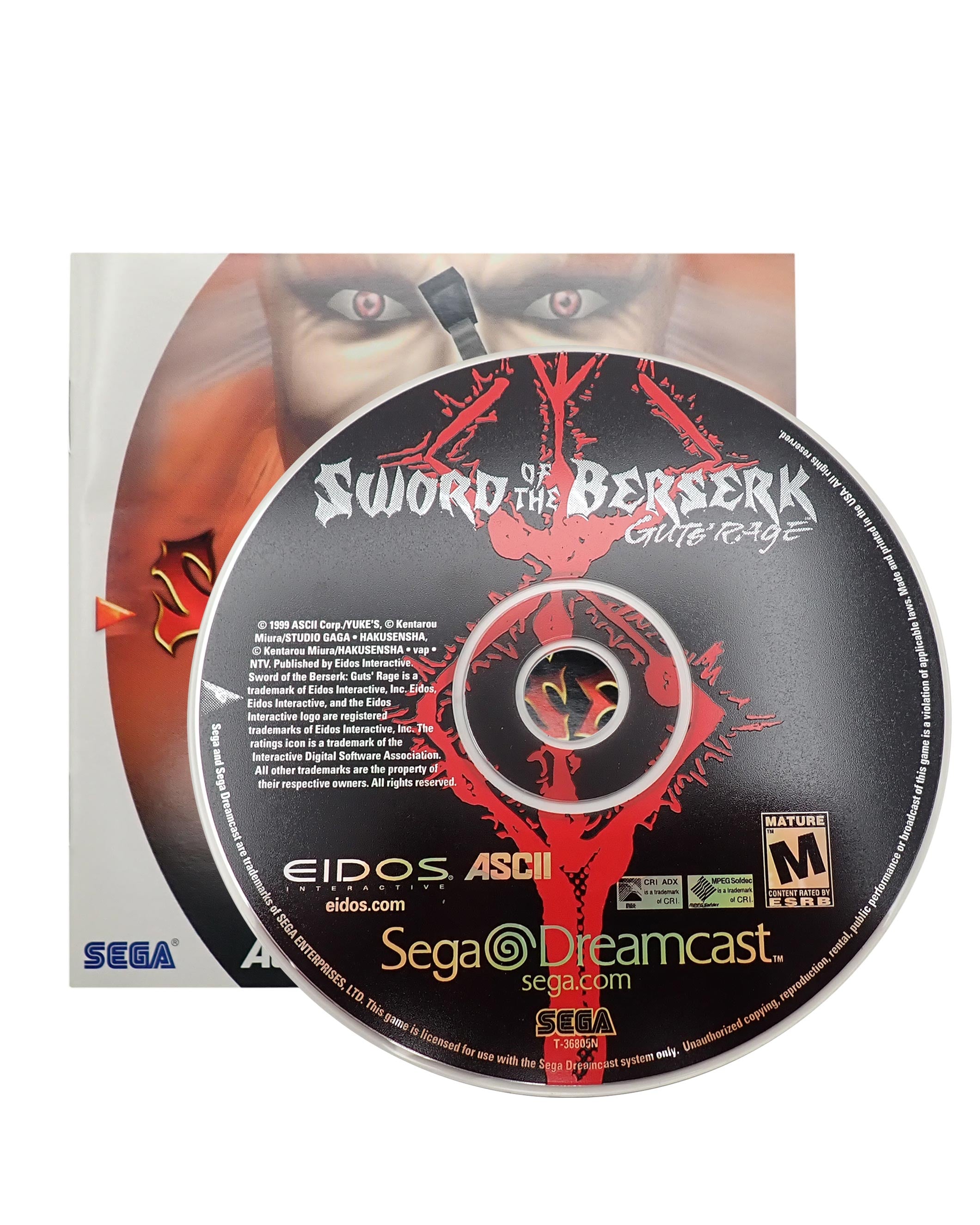 Sword of the Berserk Guts' Rage [Loose] - Dreamcast