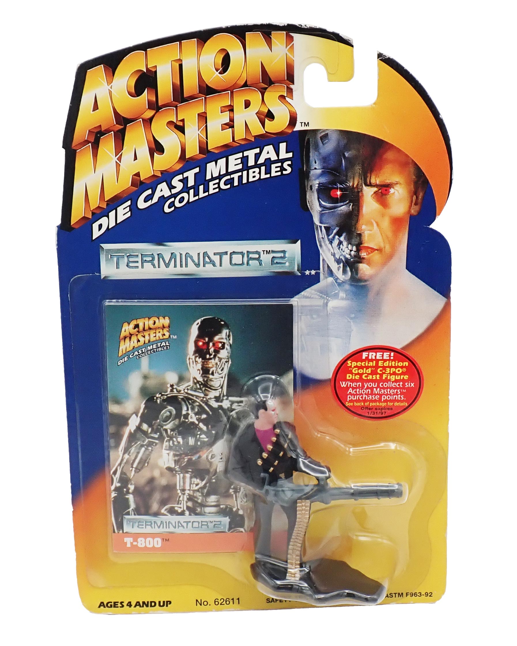 T-800 - Action Masters Die-Cast [Pre-Owned]