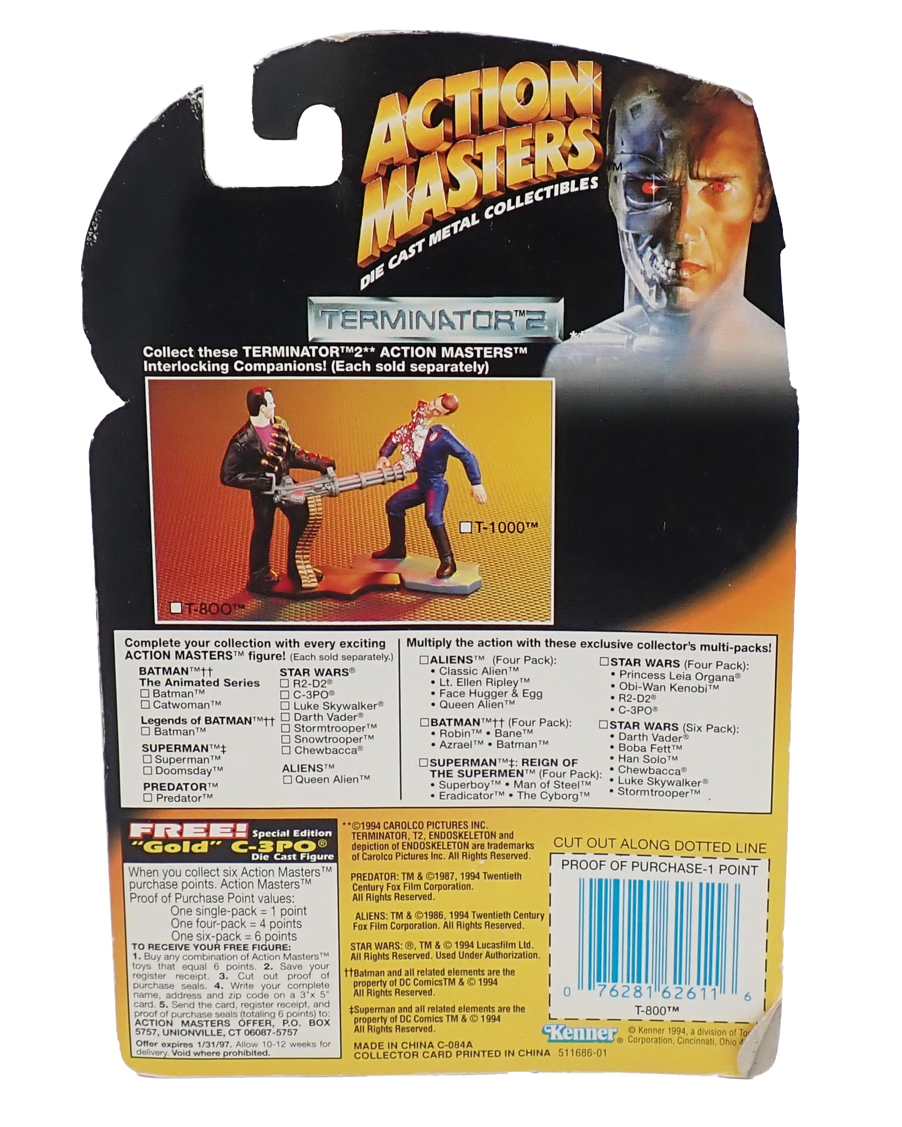 T-800 - Action Masters Die-Cast [Pre-Owned]