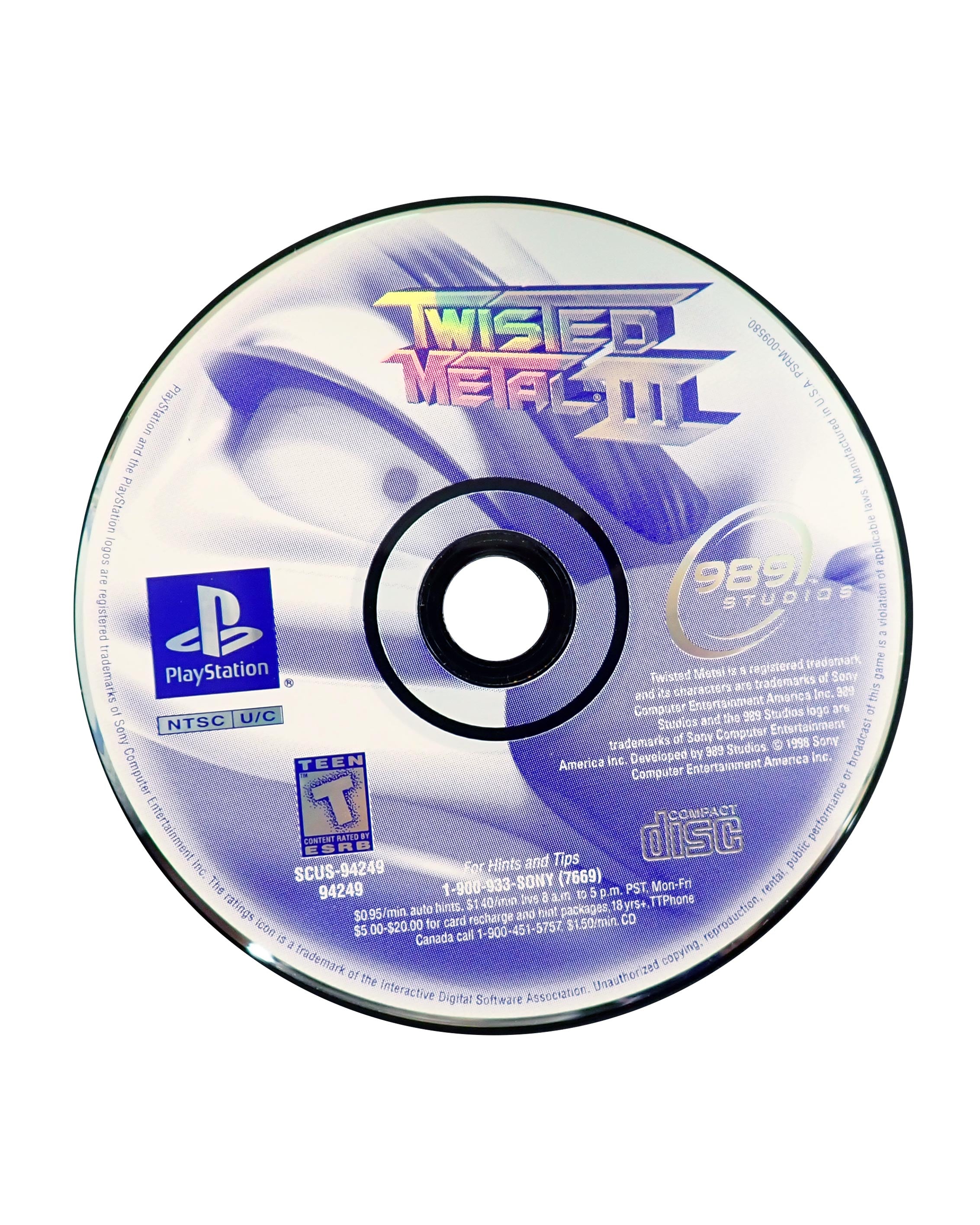 Twisted Metal III [Loose] - PS1