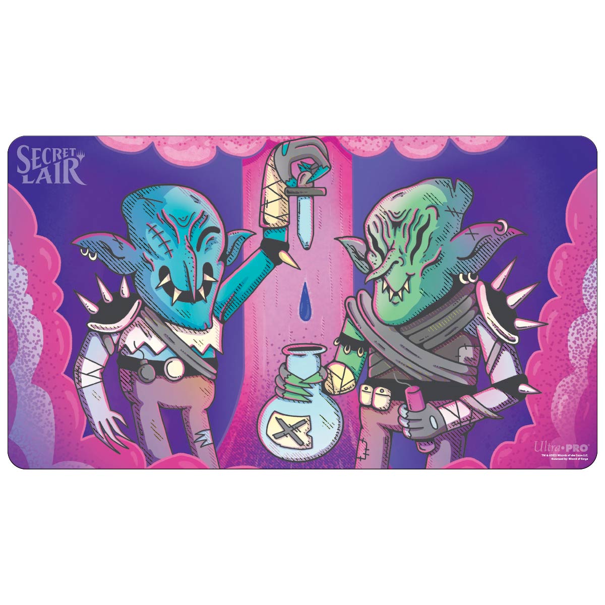 Ultra Pro Playmat Magic the Gathering June 2023 Secret Lair Shattergang Brothers