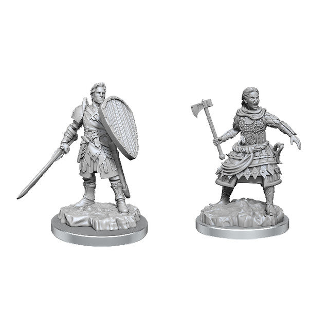 Dungeons & Dragons: Nolzur's Marvelous Unpainted Miniatures - Human Fighters