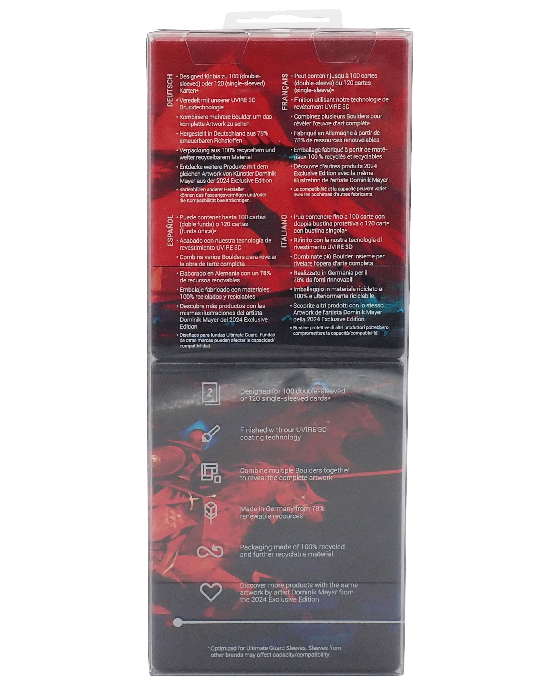 Ultimate Guard: Boulder 100+ Crowned With Fire Duo Pack [Pre-Owned]