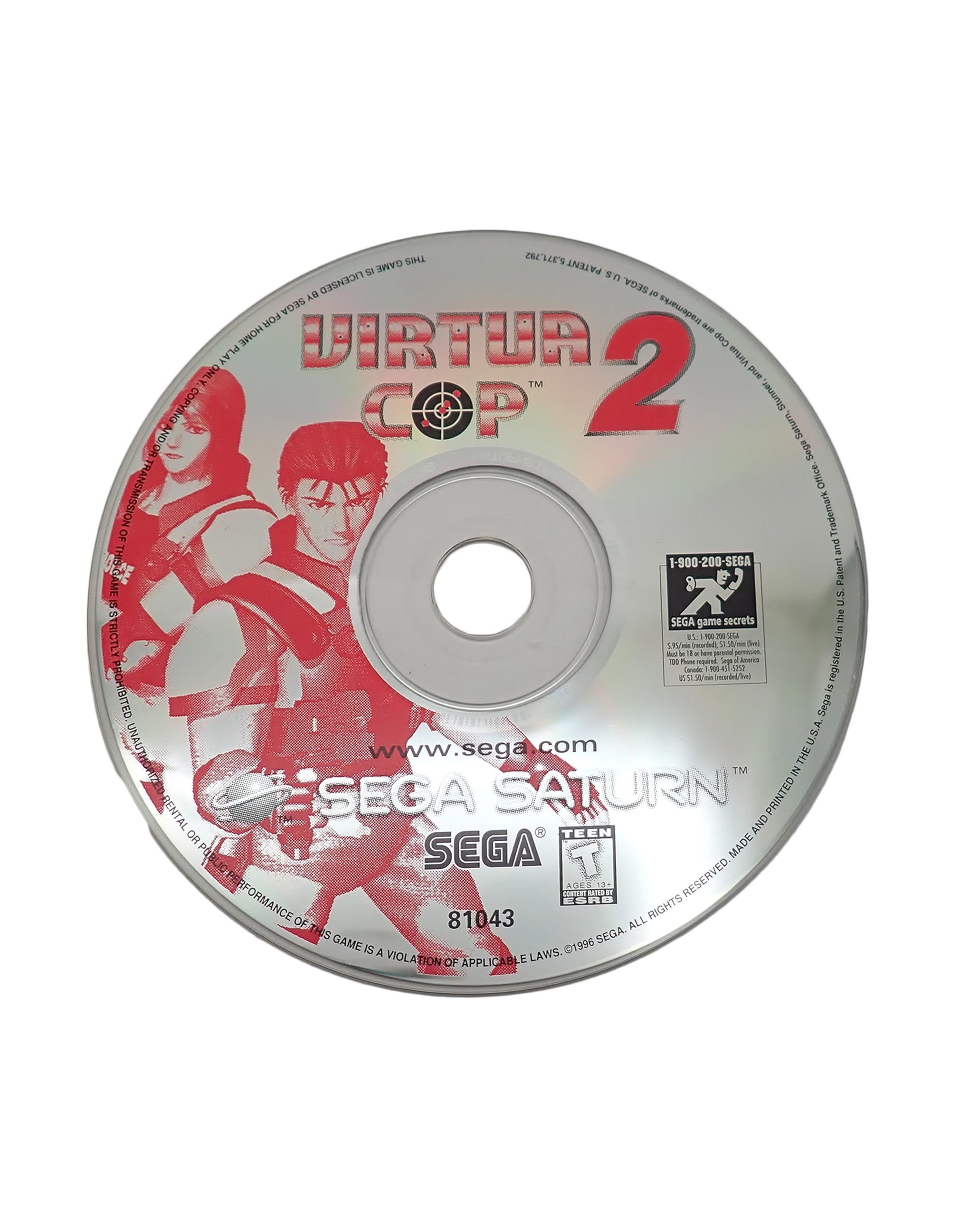 Virtua Cop 2 [Loose] - Saturn