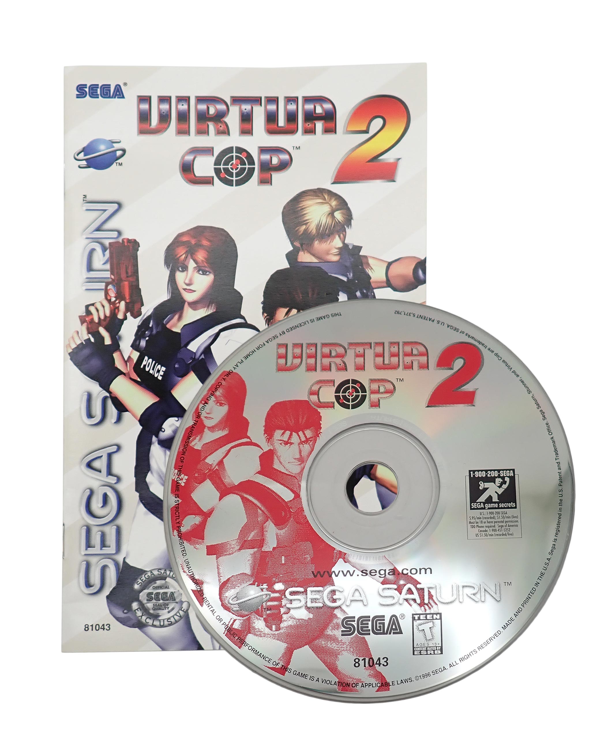 Virtua Cop 2 [Loose] - Saturn