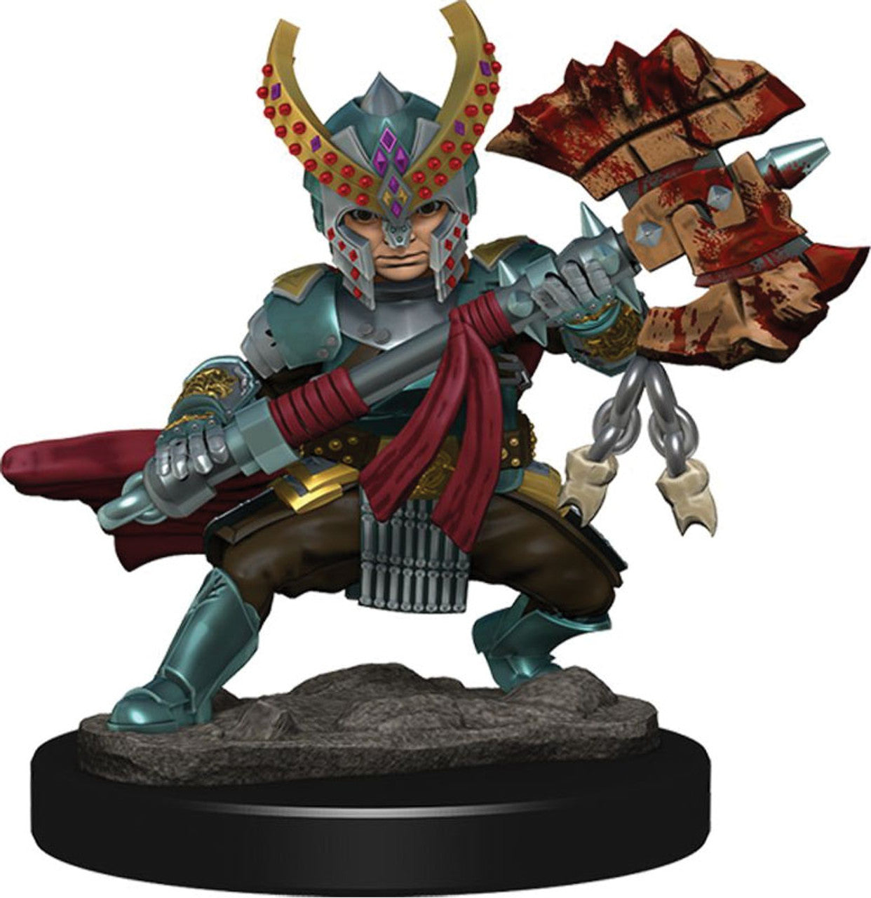 D&D Icons of the Realms Premium Figures: Halfling Fighter Female