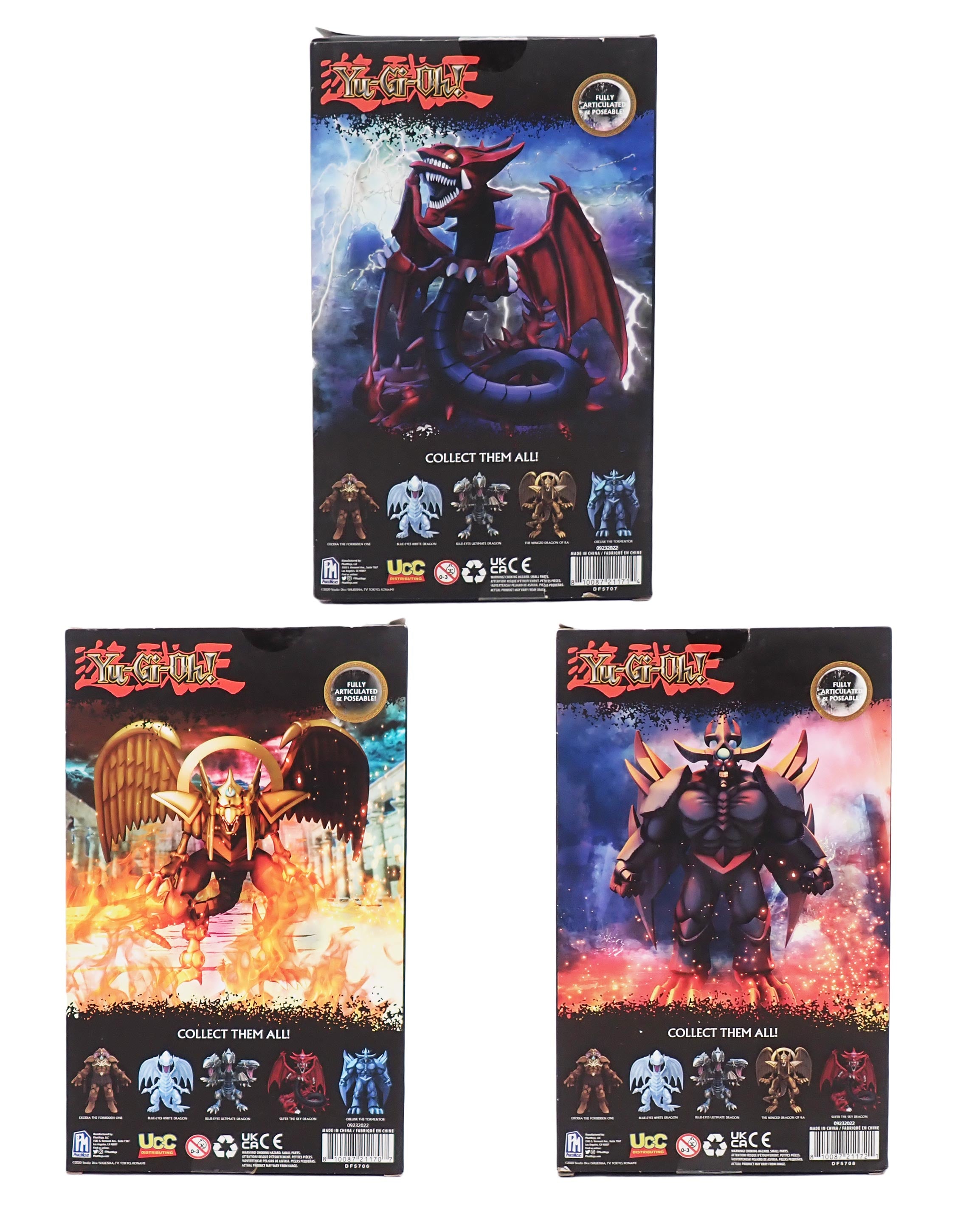 Yu-Gi-Oh! Series 1 - PhatMojo 3 Figure Set [Pre-Owned]