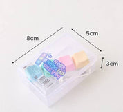 Pastel/Clear LED Tetris  Clicker Keyboard Keycap Keychain