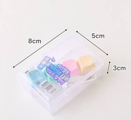 Pastel/Clear LED Tetris  Clicker Keyboard Keycap Keychain