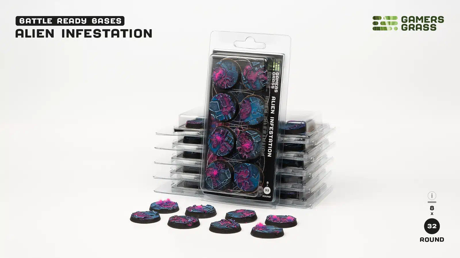 Gamers Grass: Basing Bits: Alien Infestation 32mm