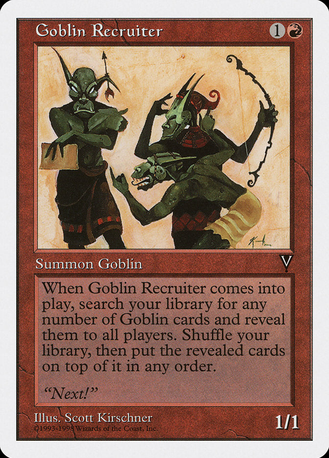 Goblin Recruiter - Red