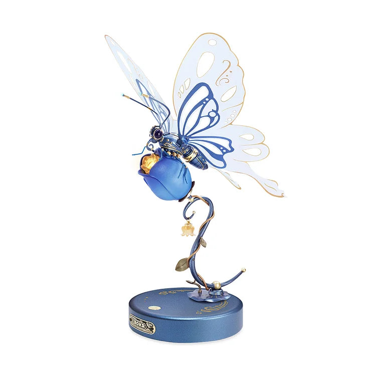 ROKR Butterfly DIY Mechanical 3D Puzzle - Blue