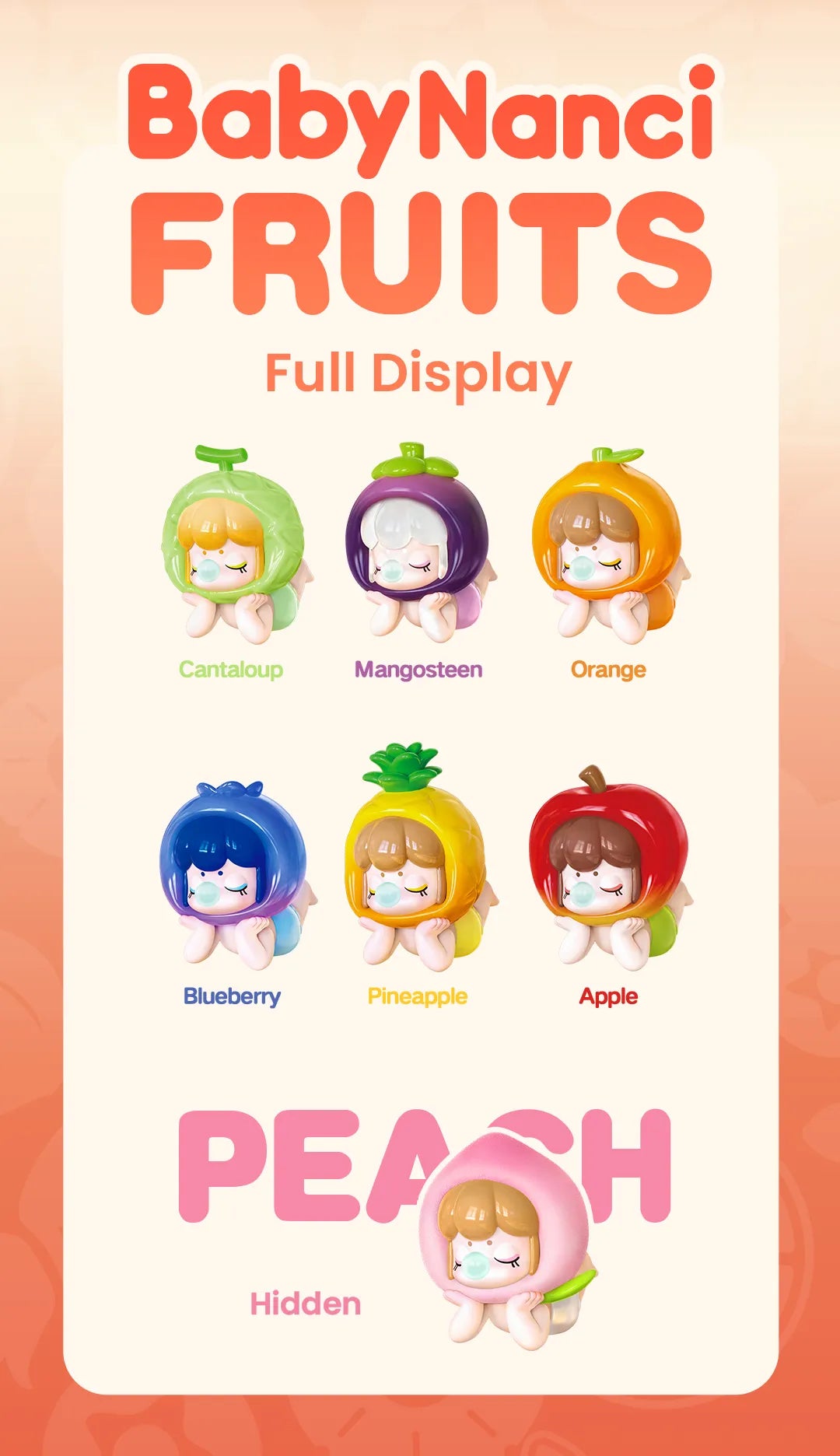 Rolife | Surprise Figure Dolls - Baby Nanci Fruits