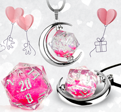 Sirius Dice: Be My Nat D20 Necklace