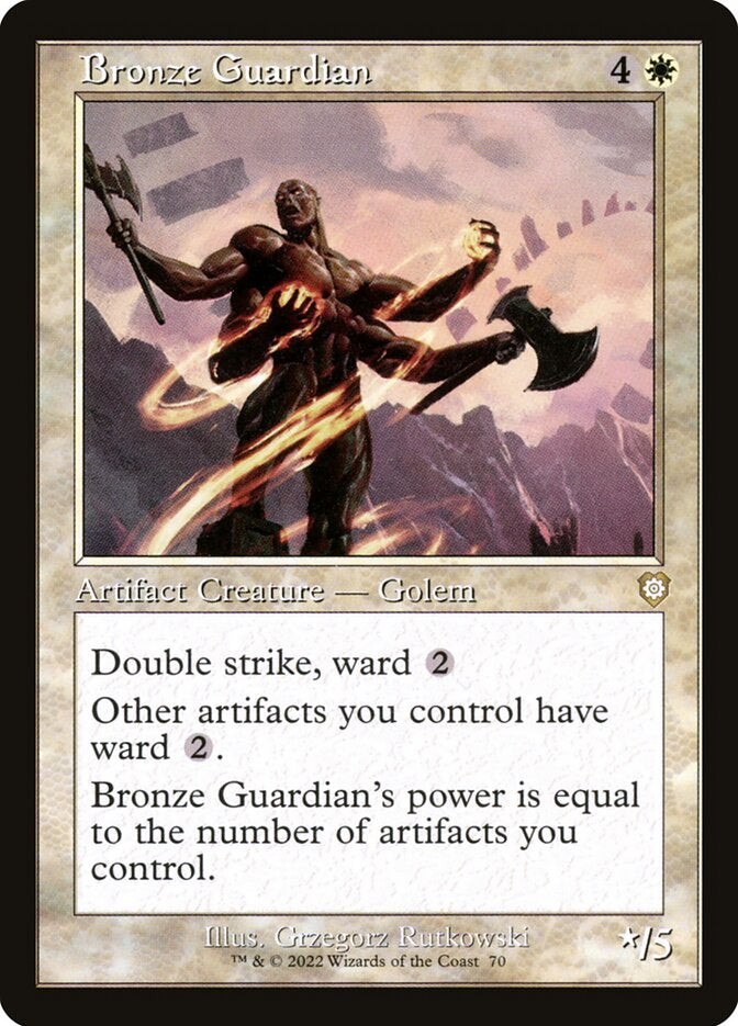 Bronze Guardian - White