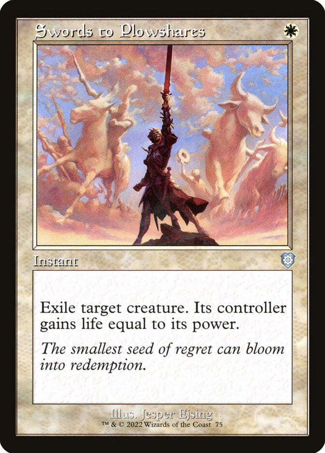 Swords to Plowshares - White - Staple