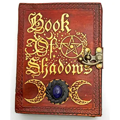 Two Tone Book of Shadows Blank Leather Journal