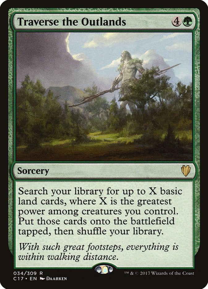 Traverse the Outlands - Green