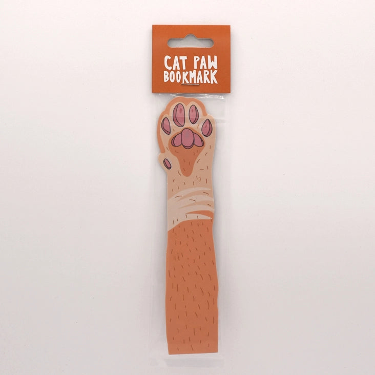 Orange Tabby Cat Paw Bookmark