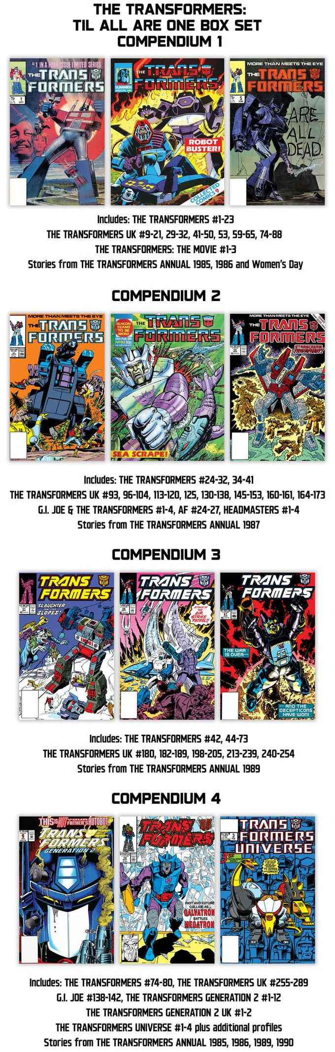 Transformers: Til All Are One Kickstarter Exclusive Compendium Box Set - Autobot Edition