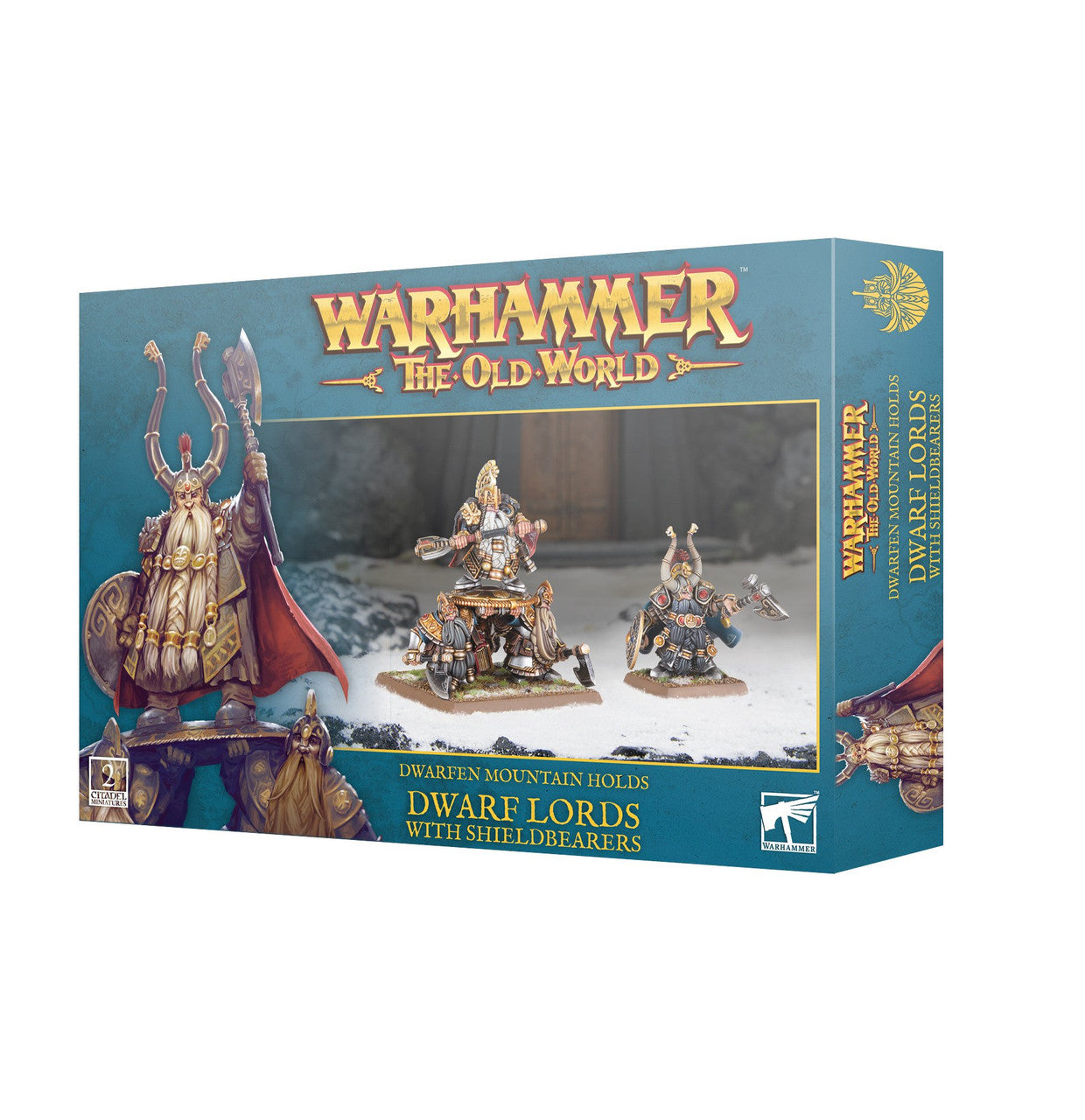 Warhammer: The Old World Dwarfen Mountain Holds Lords w/ Shieldbearers